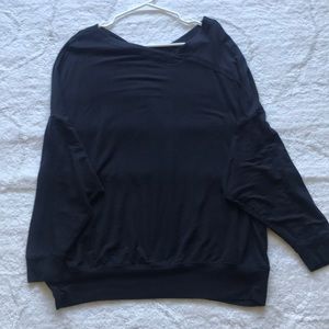 Cabi long sleeve black top